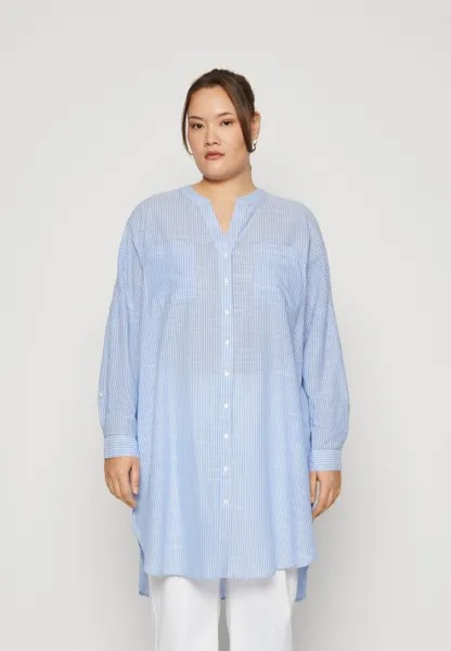 Блузка CARAPELDOORN STRIPE SHIRT ONLY Carmakoma, цвет provence/cloud dancer