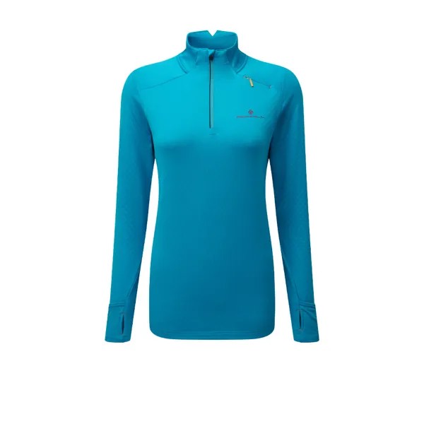 Спортивный топ RonHill Tech Prism 1/2 Zip, синий