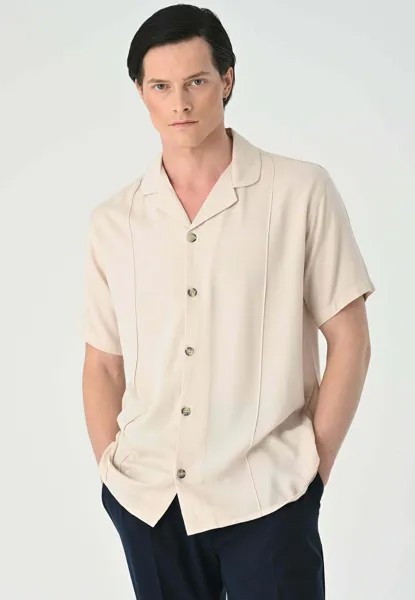 Рубашка LAPEL COLLAR SHORT SLEEVE Antioch, цвет Beige