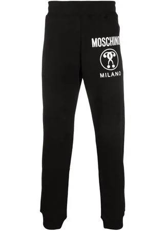 Moschino спортивные брюки Double Question Mark