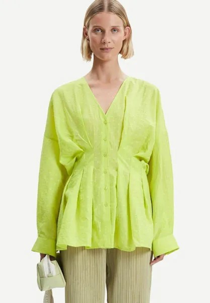 Блузка-рубашка ENGLA Samsøe Samsøe, цвет grün