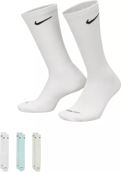 Окрашенные носки с мягкой подкладкой Nike Everyday Plus — 3 пары, мультиколор