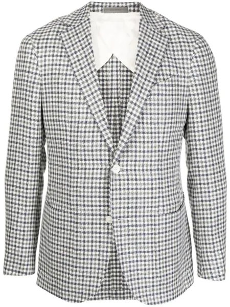 Corneliani пиджак в ломаную клетку, разноцветный