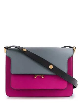 Marni сумка-тоут Trunk в стиле колор-блок