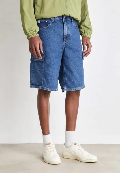 Джинсовые шорты Loose Calvin Klein Jeans, цвет denim medium