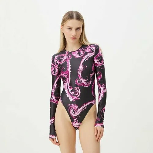 Поло Versace Jeans Couture, размер 38, черный