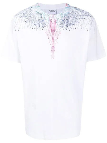 Marcelo Burlon County of Milan футболка с принтом Bezier Wings