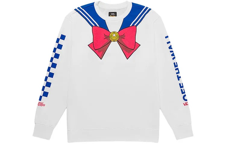 Женская толстовка Sailor Moon, белая Vans
