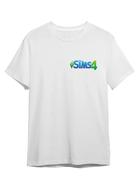 Футболка унисекс СувенирShop The Sims 4/Симс 3 белая 3XL (56-58)