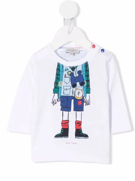 Paul Smith Junior футболка с графичным принтом