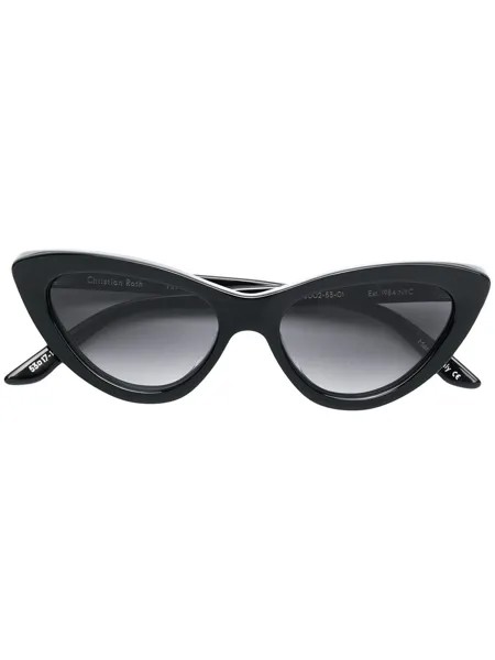 Christian Roth солнцезащитные очки 'Firi' в оправе 'кошачий глаз'