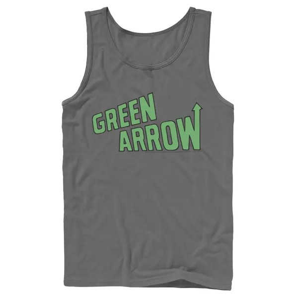 Мужской постер из комиксов DC The Green Arrow с текстом, майка DC Comics