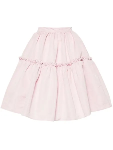 Nina Ricci юбка миди Babydoll, розовый
