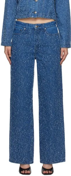 Синие джинсы Logan Rag & Bone, цвет Midtweed
