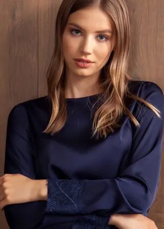 Блузка Nova Line-20320 В цвете: Синий; Размеры: 52,42