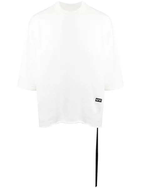 Rick Owens DRKSHDW футболка с нашивкой-логотипом