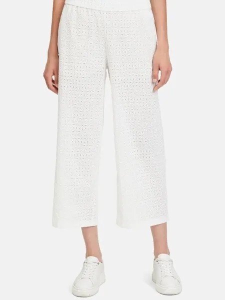 Брюки без застежки Betty & Co, белый