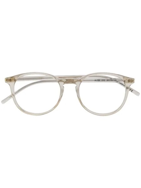 Saint Laurent Eyewear очки SL106 в круглой оправе