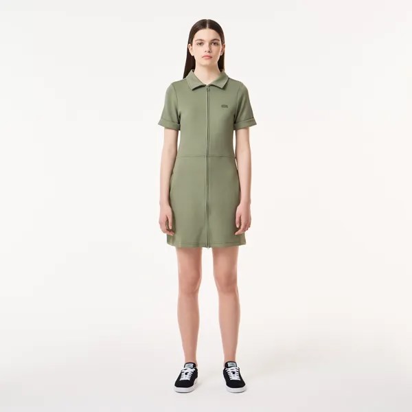 Платье Lacoste на молнии с воротником поло