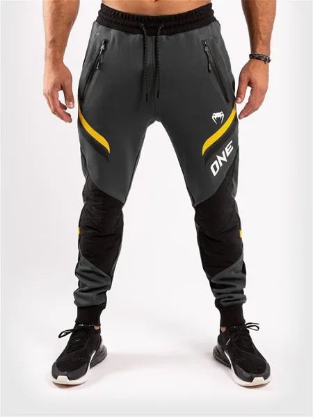 Брюки спортивные Venum ONE FC Impact Grey/Yellow, XL