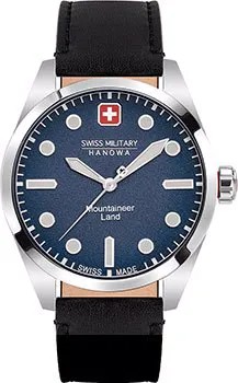 Швейцарские наручные  мужские часы Swiss military hanowa 06-4345.7.04.003. Коллекция Mountaineer