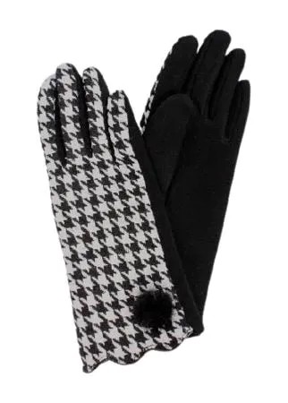 Перчатки Sophie Ramage размер: one size черный/белый