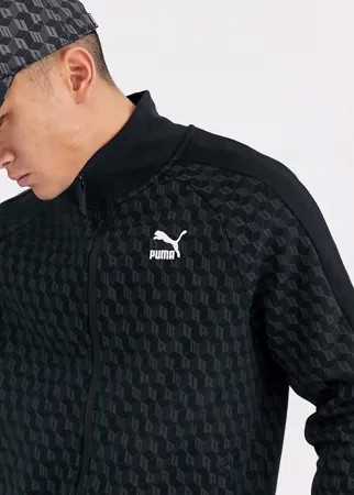 Черная спортивная куртка с логотипом Puma-Черный