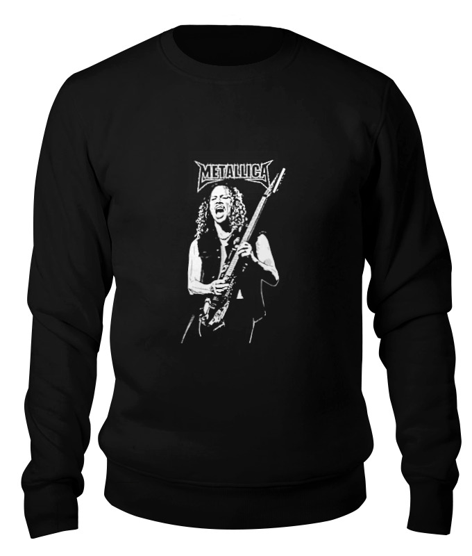 Свитшот унисекс Printio Metallica черный S