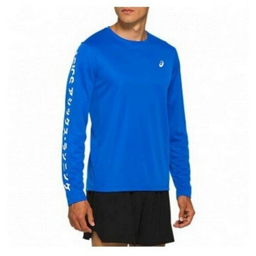 Лонгслив мужской ASICS 2011A818 401 KATAKANA LS TOP 2011A818401-3 размер 52 цвет синий