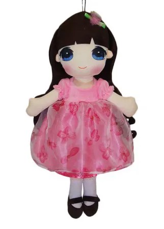 ABtoys Кукла в розовом платье 50 см