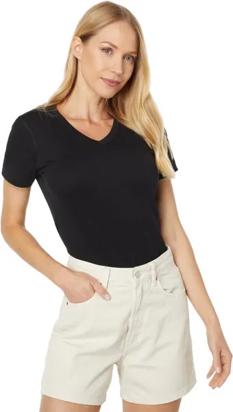Футболка Three Dots S/S Mid V, черный