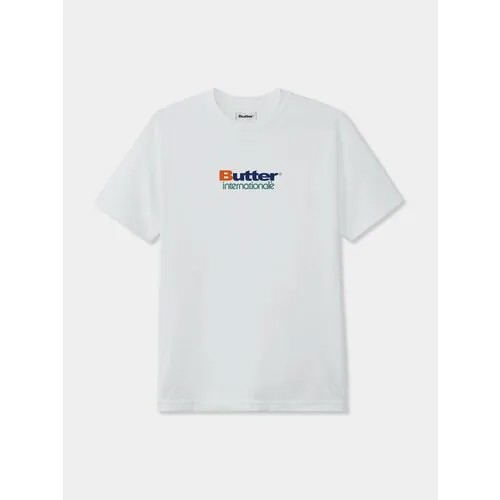 Футболка Butter Goods Internationale Tee, размер S, белый