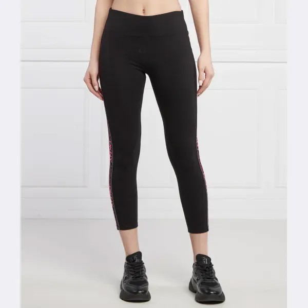 Леггинсы облегающего кроя высокая талия Dkny, черный