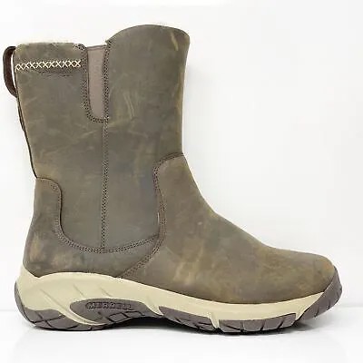 Merrell Womens Encore 4 J003832W Коричневые непромокаемые снежные ботинки на молнии Polar Размер 9 W