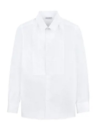 Белая рубашка под смокинг Dolce&Gabbana