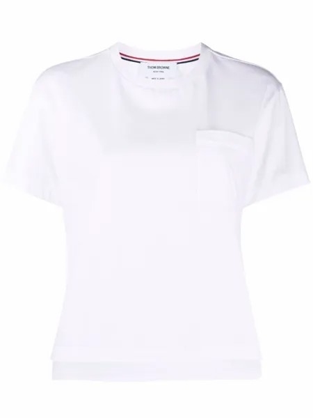 Футболка с полосками RWB Thom Browne, белый