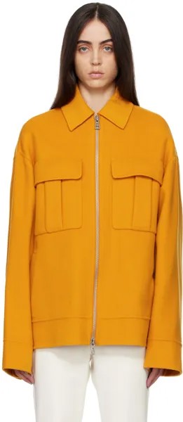 Желтая куртка Pisano с карманами Sportmax