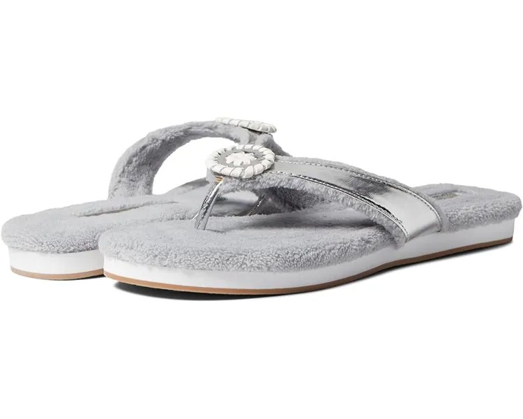 Домашняя обувь Jack Rogers Rosie Comfort Flip-Flop, цвет Grey/Silver/White