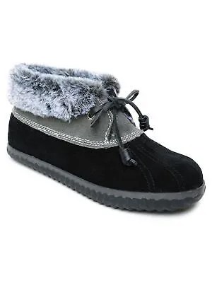 SPERRY Женские черные кожаные ботинки на шнуровке с круглым носком 9 M