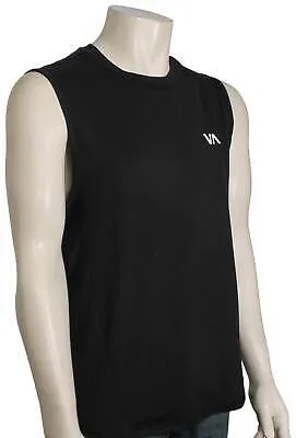 Майка RVCA Sport Vent Muscle Tank — черная — новинка