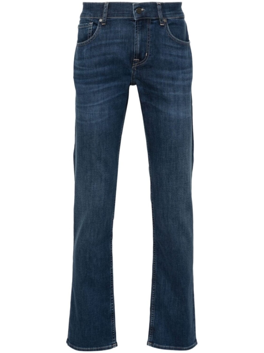 7 For All Mankind узкие джинсы Slim-fit, синий