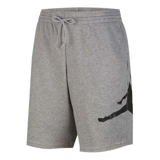 Шорты сбоку большой логотип спортивные шорты Air Jordan, серый