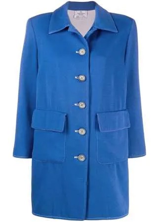 Valentino Pre-Owned пальто 1980-х годов на пуговицах