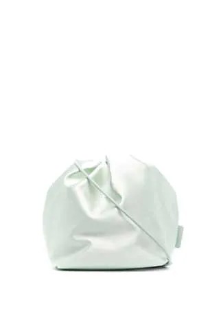 Jil Sander атласная сумка-ведро