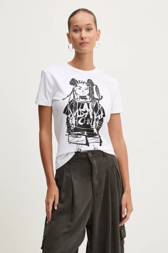 ЦОЙ футболка Desigual, белый