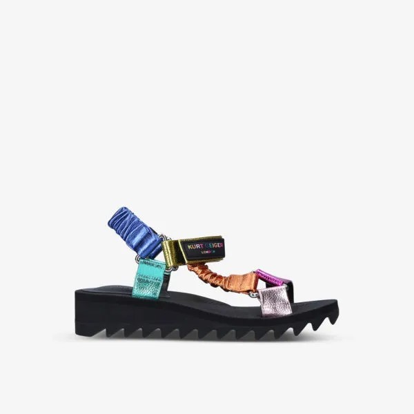 Плетеные сандалии Orion с логотипом Kurt Geiger London, цвет mult/other