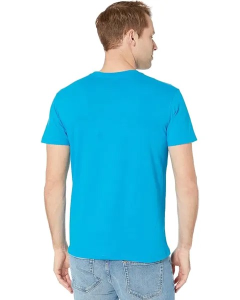 Футболка U.S. POLO ASSN. Solid Crew Neck Pocket T-Shirt, цвет Teal Blue