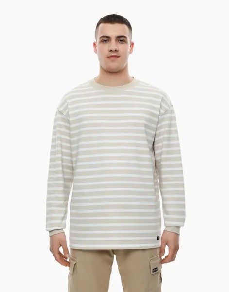 Лонгслив мужской Gloria Jeans BKT012665 бежевый XL