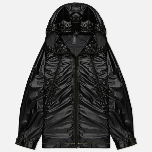 Мужская куртка ветровка UNAFFECTED Oblique Zip Jumper чёрный, Размер S