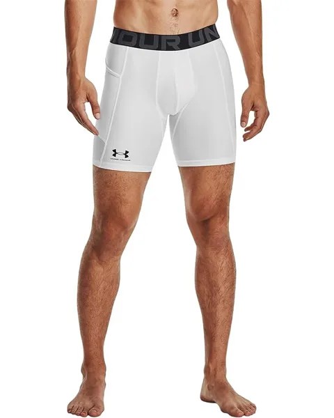Шорты Under Armour Heatgear Armour, цвет White/Black